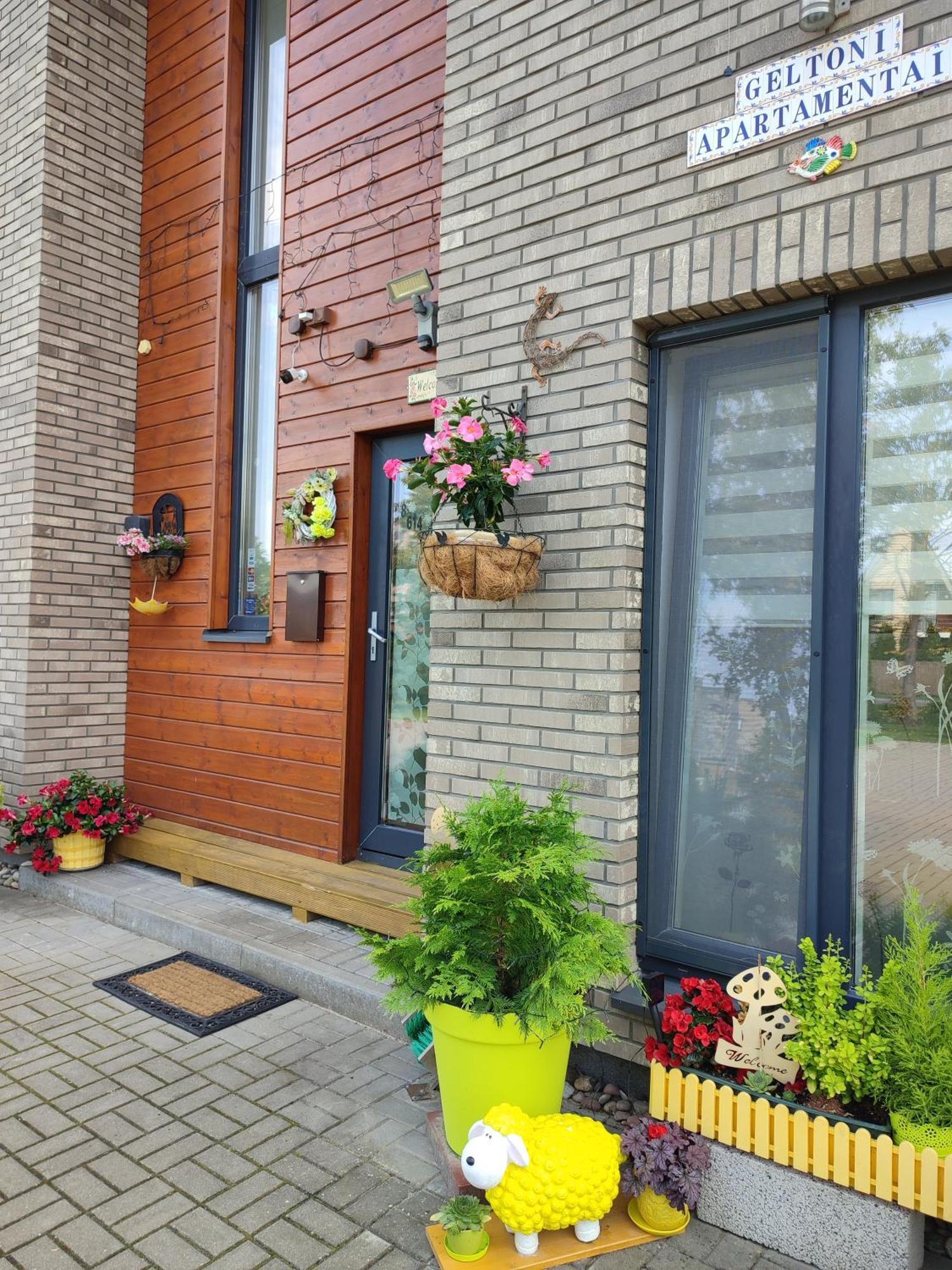 Geltoni Apartamentai Palanga Ngoại thất bức ảnh